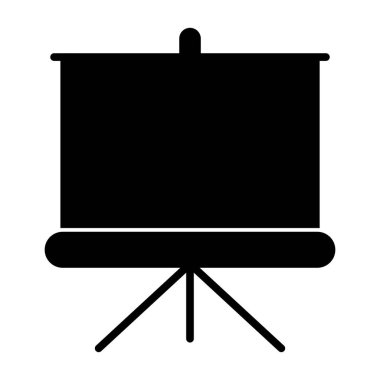 Televizyon ikonu. vektör illüstrasyonu