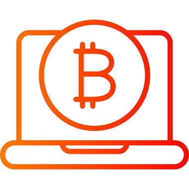 Bilgisayar. Web simgesi basit illüstrasyon