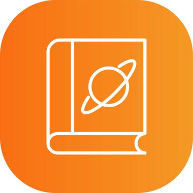 Kitap simgesinin vektör illüstrasyonu