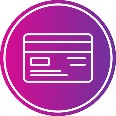 kart simge vektör çizim