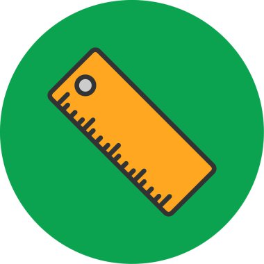 cetvel simgesi çizimi