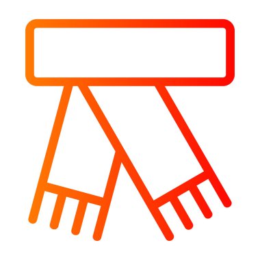 Bariyer. Web simgesi basit illüstrasyon