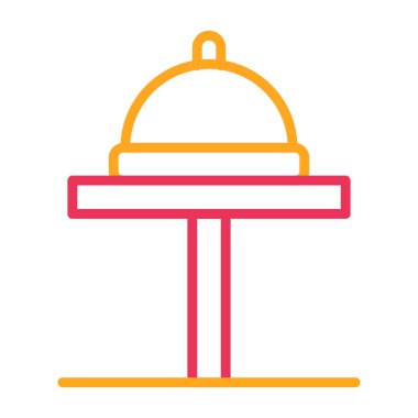 Otel simgesi vektör illüstrasyonu