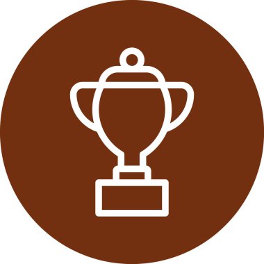 Kupası düz vektör simgesi