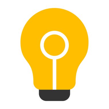 ampul ışığı simgesi izole edildi