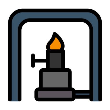 Yağ fıçısı. Web simgesi basit illüstrasyon