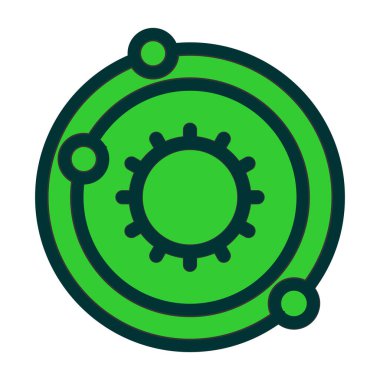 dişli simgesi vektör illüstrasyonu