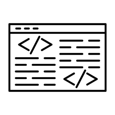 programlama kodu simgesi, özet biçimi