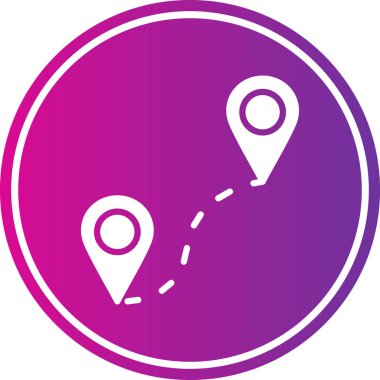 harita pin ikonu vektör illüstrasyonu