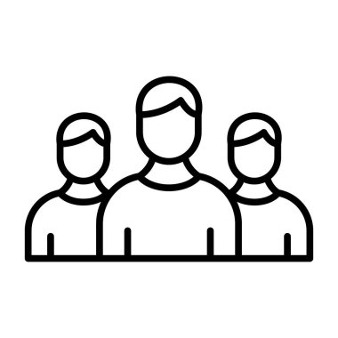 grup insanları satır biçimi simgesi