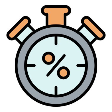 ometre ölçü simgesi renk dış hatları