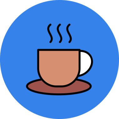 Kahve fincanı. Basit tasarım