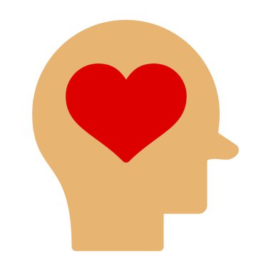 aşk kalp kafa simgesi