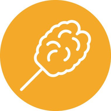 Bulut simgesi vektörü. İnce çizgi işareti. izole edilmiş sınır sembolü çizimi