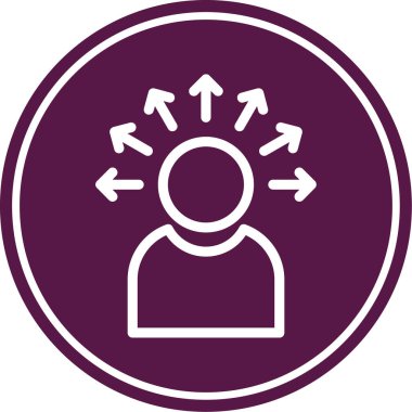 İş simgesinin vektör illüstrasyonu