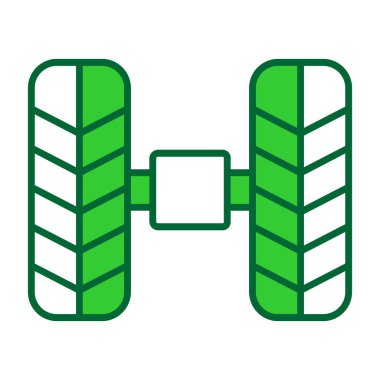 araba lastiği vektör simgesi tasarımı