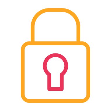 ikon vektör illüstrasyonunu kilitle