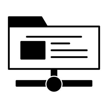 bilgisayar simgesi vektör illüstrasyonu