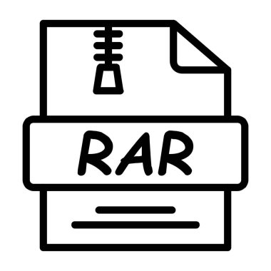 Veri Depolama çizgisi simgesi tasarımı