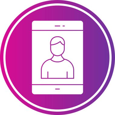 İnsan simgesinin vektör illüstrasyonu