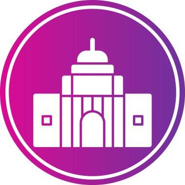 Modern yapı simgesinin vektör illüstrasyonu