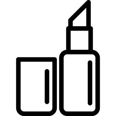 Kozmetik. Web simgesi basit illüstrasyon