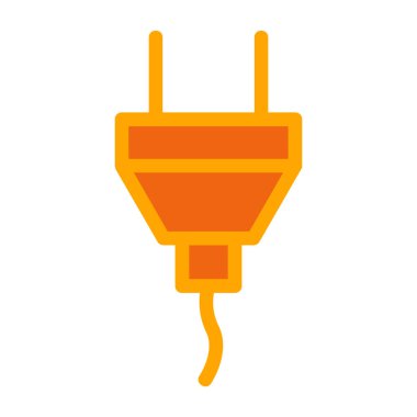 Fiş. Web simgesi basit illüstrasyon