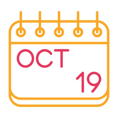 Tek bir simgenin vektör illüstrasyonu