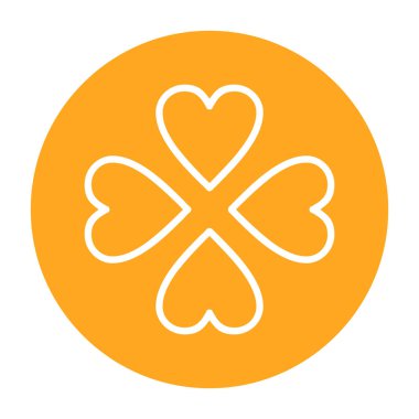 Beyaz arkaplanda kalp simgesi izole edildi