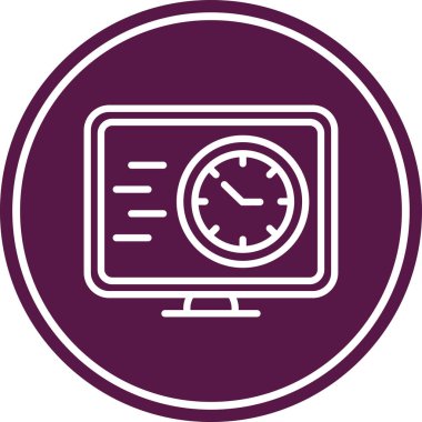 Modern simgenin vektör illüstrasyonu