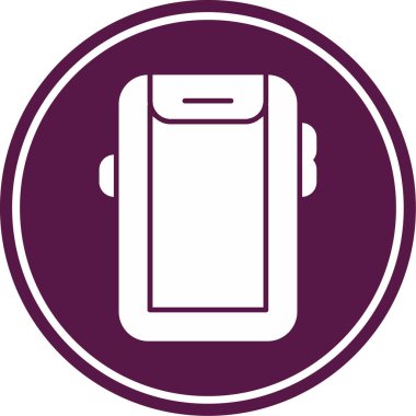 Benzersiz elektronik makine vektör simgesi