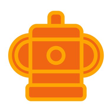 Benzin deposu. Basit illüstrasyon