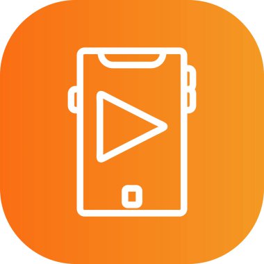 Vektör akıllı telefon simgesi illüstrasyonu