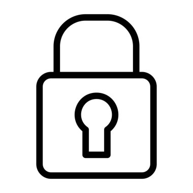 ikon vektör illüstrasyonunu kilitle