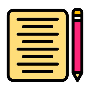 kalem simgesi vektör illüstrasyonu