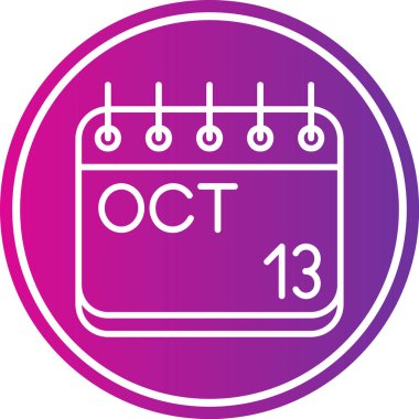 vektör Takvimi Simgesi illüstrasyonu