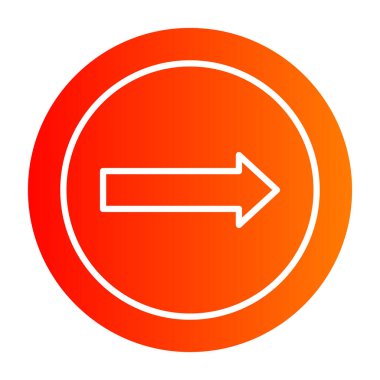 Ok vektör çizim simgesi