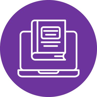 Bilgisayar. Web simgesi basit illüstrasyon