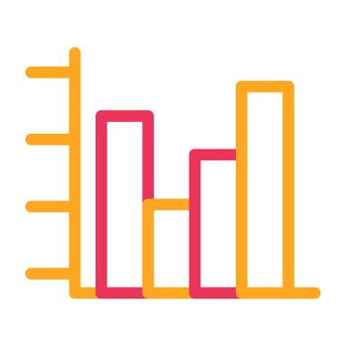 bar çizelgesi simgesi, vektör illüstrasyonu