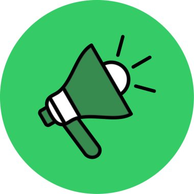 hoparlör simgesi vektör çizim