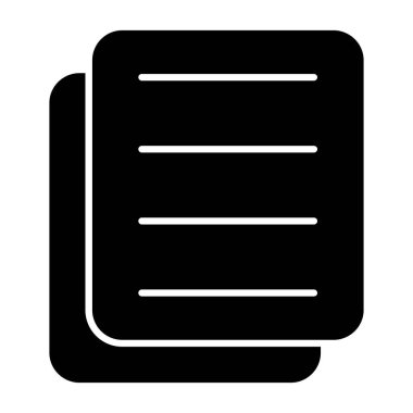 Dosya. Web simgesi basit illüstrasyon