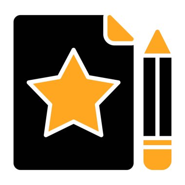 favori vektör renk simgesi