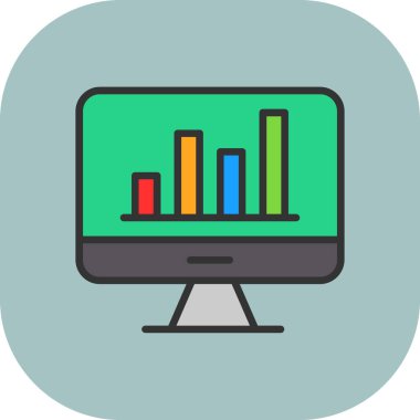 analitik grafik vektör renk çizelgesi