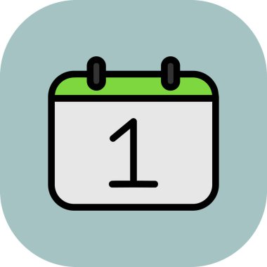 Kolayca düzenleyebilen veya düzenleyebilen Takvim Vektörü simgesi