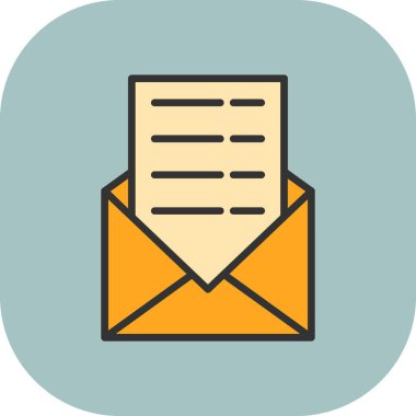 posta zarfı simge çizimi