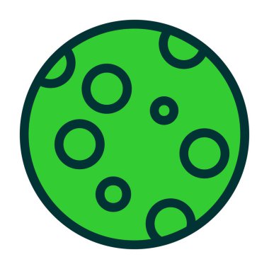 yeşil top vektör simgesi