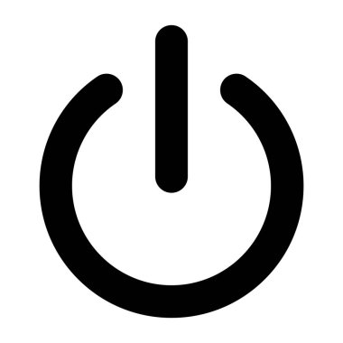 elektrik vektör çizgisi simgesi