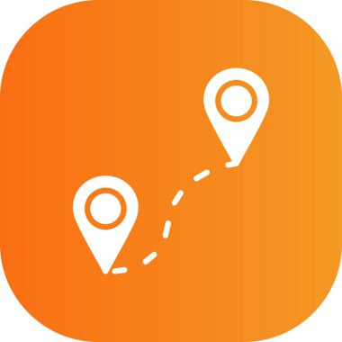 harita pin ikonu vektör illüstrasyonu