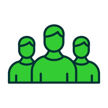 takım grup simgesi, vektör illüstrasyonu