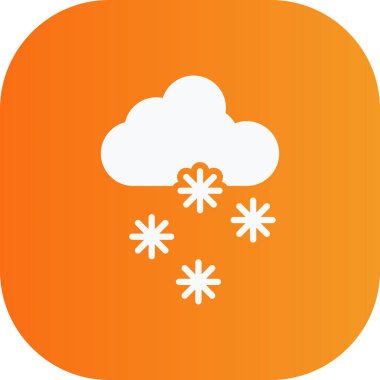 Kar simge vektör çizim